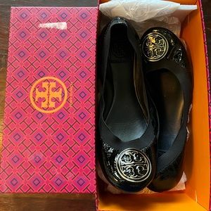 Tory Burch Camila ballet flats, size 9, black